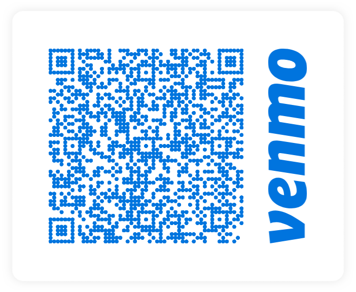 Venmo QR code for ShieldStrike Racing